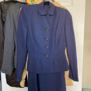 1950's Sacony Woman's Navy-Blue Suit